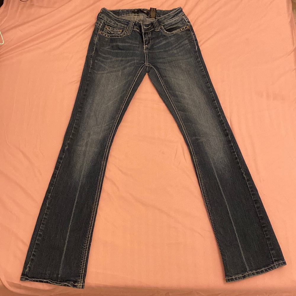 ZCO Jeans Embroidered Angel Wings